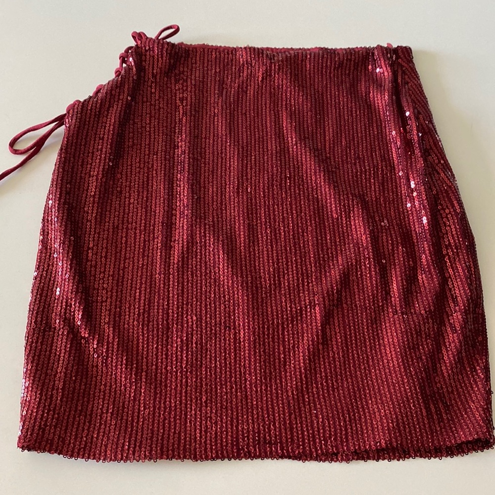 NWT Superdown sequin mini skirt!